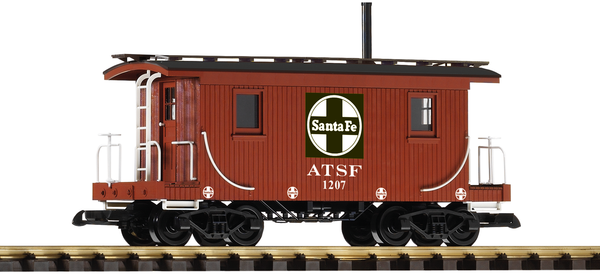 Piko 38862 G Scale SF Transfer Caboose 1207