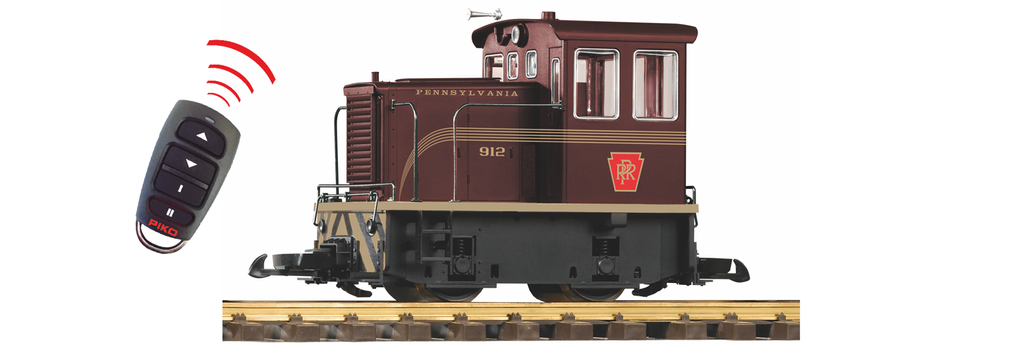 Piko 38510 G Scale PRR 25-Ton Diesel Tuscan Battery R/C Sound – Alpine ...