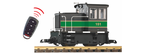 PIKO 38512 G Scale KLW Thumper 25-Ton Diesel Battery R/C w/Sound
