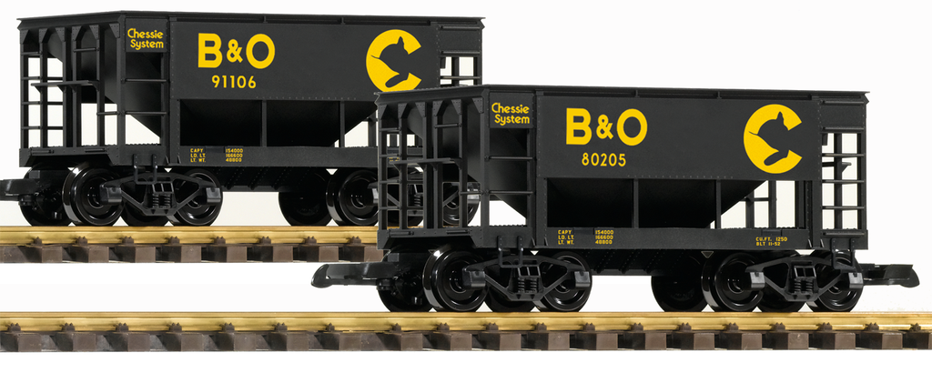 Piko 38933 G Scale Chessie-B&O Ore Cars 2-Pack