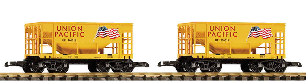 Piko 38950 G Scale UP Ore Cars Flag 2-Pack