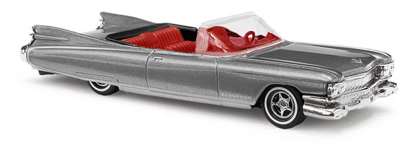 Busch 45121 HO Scale 1959 Cadillac Eldorado Convertible - Assembled -- Graphite