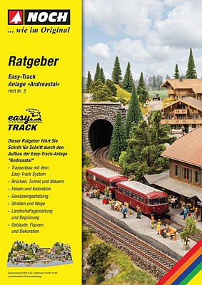 Noch 71903 All Scale Andreastal Easy-Track Guidebook -- English Language Softcover, 120 Pages