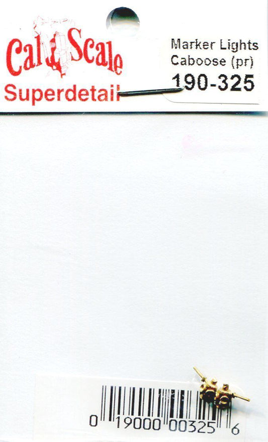 Cal Scale 325 Ho Std Caboose Marker Lights