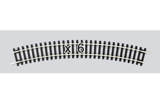 Piko 55212 HO Scale Curved Track R2/30° Order 6x