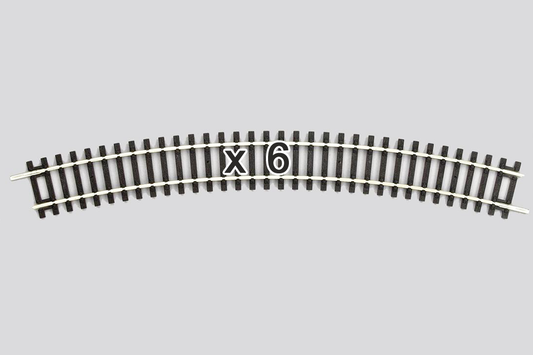 Piko 55214 HO Scale Curved Track R4/30° Order 6x