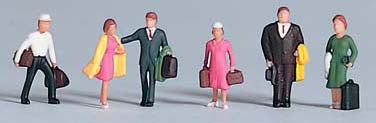 Piko 55731 HO Scale 1/87 Figures Passengers (6 Pcs)