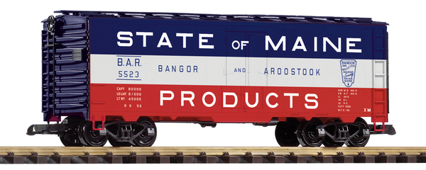 Piko 38859 G Scale BAR Boxcar, State of Maine