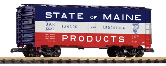 Piko 38859 G Scale BAR Boxcar, State of Maine