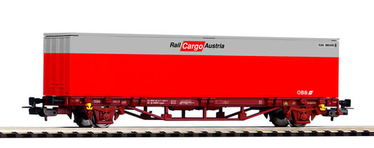Piko 57762 HO Scale 1/87 Flatcar w/ 1x40' Container ÖBB VI
