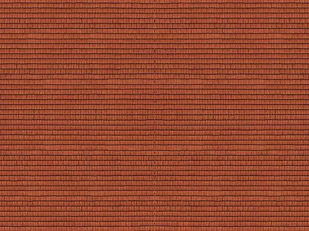Noch 56965 N Scale Printed Cardstock 3-D Texture Sheet -- Tile Roof 9-13/16 x 4-15/16" 25 x 12.5cm