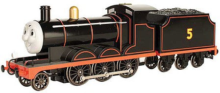 Bachmann 58822 HO Scale Thomas and Friends(TM) - Standard DC -- Origin James #5 (black, red)