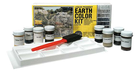 Woodland Scenics 1215 All Scale Earth Color Kit pkg(8)