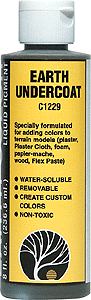 Woodland Scenics 1229 All Scale Earth Colors Liquid Pigment(TM) - 8oz 237mL Bottle -- Earth