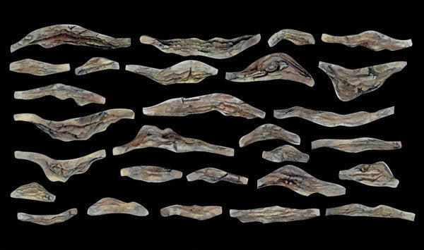 Woodland Scenics 1245 All Scale Creek Bank Rock Molds -- Set of 2