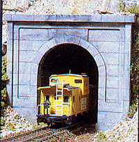 Woodland Scenics 1252 HO Scale Single-Track Tunnel Portal -- Concrete