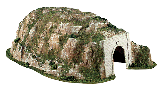 Woodland Scenics 1310 HO Scale Ready Landforms - Tunnels -- Straight: 16-1/2 Wide x 26" Long 41.9 x 66cm