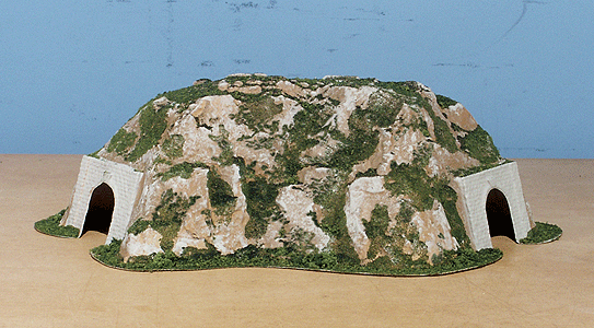 Woodland Scenics 1316 N Scale Ready Landform - Tunnel -- Curved; 10 Wide x 16-1/2" Long 25.4 x 41.9cm