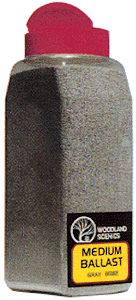 Woodland Scenics 1372 All Scale Ballast Shaker - 32oz 907g - Fine -- Brown