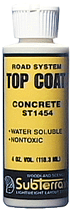 Woodland Scenics 1454 All Scale Top Coat(TM) - SubTerrain System -- Concrete - 4oz 118mL