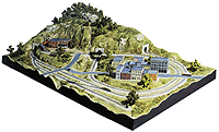 Woodland Scenics 1482 N Scale Scenic Ridge(R) Layout -- Kit - 3 x 6' 90 ...