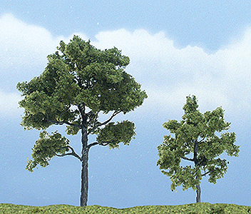 Woodland Scenics 1607 All Scale Ready Made Premium Trees(TM) - Deciduous -- Locust - 1 Each; 1-3/4 & 2-3/4" 4.4 & 7cm