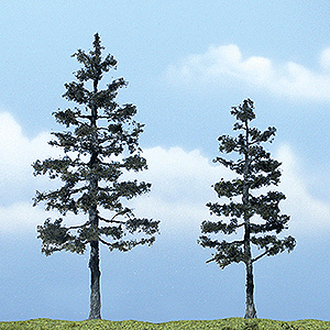 Woodland Scenics 1624 All Scale Ready Made Premium Trees(TM) -- Pine - 1 Each: 5-1/8 & 4-1/2" 13 & 11.4cm