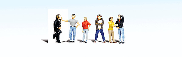 Woodland Scenics 1849 HO Scale Scenic Accents(R) -- Rebels pkg(6)