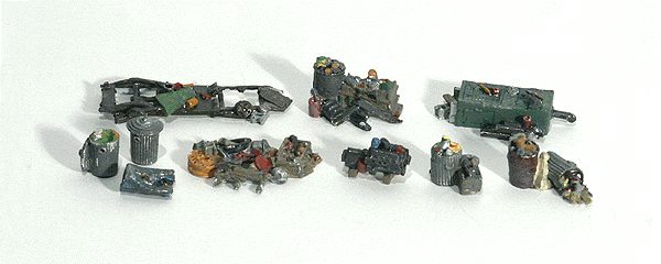 Woodland Scenics 1852 HO Scale Assorted Junk - Scenic Accents(R)