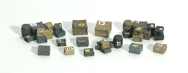 Woodland Scenics 1855 HO Scale Scenic Accents(R) -- Assorted Crates