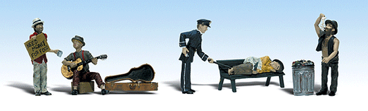 Woodland Scenics 1916 HO Scale Park Bums - Scenic Accents(R) -- pkg(5)