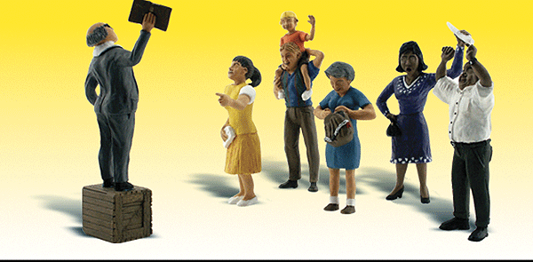 Woodland Scenics 1925 HO Scale Scenic Accents(R) -- Sermon on the Crate