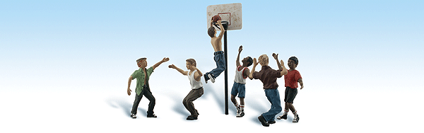 Woodland Scenics 1926 HO Scale Shootin' Hoops - Scenic Accents(R)
