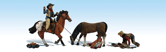 Woodland Scenics 1940 HO Scale Ridin' & Ropin' - Scenic Accents(R)