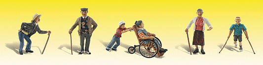 Woodland Scenics 1946 HO Scale Physiccally Challenged - Scenic Accents(R) -- pkg(6)