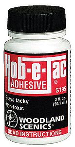Woodland Scenics 195 All Scale Hob-E-Tac(R) Adhesive -- 2oz 59.1mL