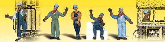 Woodland Scenics 2153 N Scale Engineers - Scenic Accents(R) -- pkg(6)