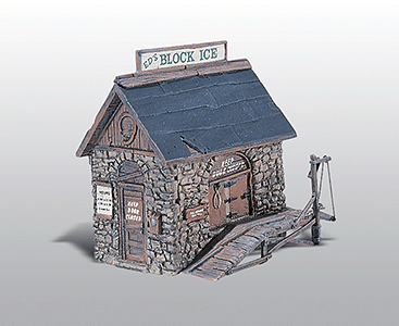 Woodland Scenics 219 HO Scale Scenic Details(R) -- Ice House - Kit (Unpainted Metal) 2-3/8 x 2-1/2"