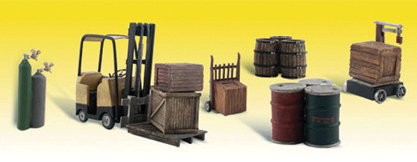 Woodland Scenics 2208 N Scale Scenic Accents(R) -- Loading Dock Details