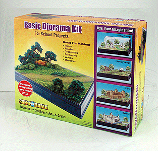 Woodland Scenics 4110 HO Scale Scene-A-Rama(TM) Diorama Kits -- Basic