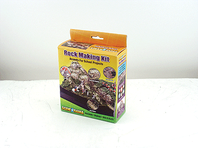 Woodland Scenics 4121 HO Scale Scene-A-Rama(TM) Diorama Add-On Kits -- Rock Making Kit
