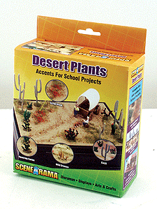 Woodland Scenics 4124 HO Scale Scene-A-Rama(TM) Diorama Add-On Kits -- Desert Plants