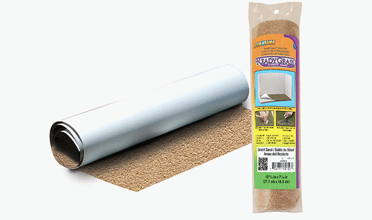 Woodland Scenics 4159 All Scale Scene-A-Rama(TM) ReadyGrass(TM) Mat - 10-11/16 x 7-5/16" 27.1 x 18.5cm -- Desert Sand