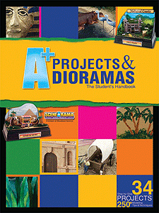 Woodland Scenics 4171 All Scale A+ Projects and Dioramas: A Students Handbook -- Spiral Bound, 202 Pages