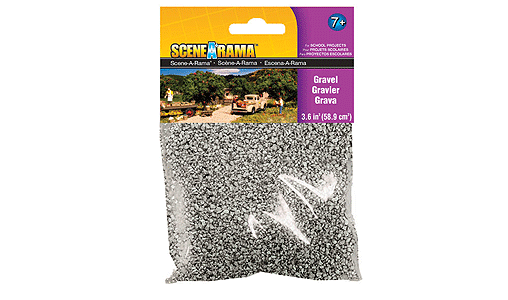 Woodland Scenics 4190 All Scale Scene-A-Rama(R) - 2oz 56.7g -- Gravel