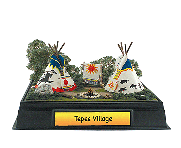 Woodland Scenics 4250 All Scale Scene-A-Rama Classroom Packs(TM) -- Tepee Village
