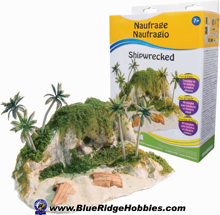 Woodland Scenics 4260 All Scale Shipwrecked LandEscapes Kit - Scene-A-Rama(R)