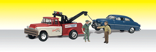 Woodland Scenics 5324 N Scale AutoScenes(TM) -- Wayne Recker's Tow Service
