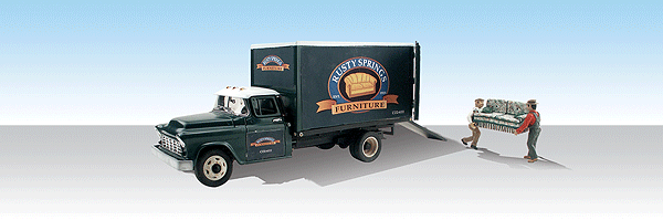 Woodland Scenics 5545 HO Scale AutoScenes(R) - Assembled -- Rusty Springs Furniture