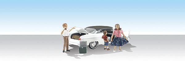 Woodland Scenics 5546 HO Scale Pit Stop - AutoScenes(TM) - Assembled